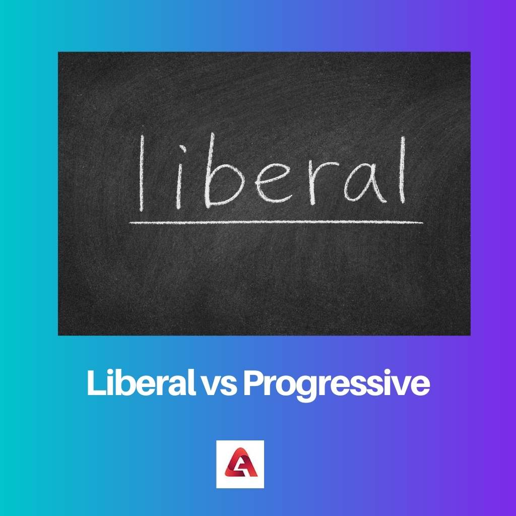Liberaali vs progressiivinen