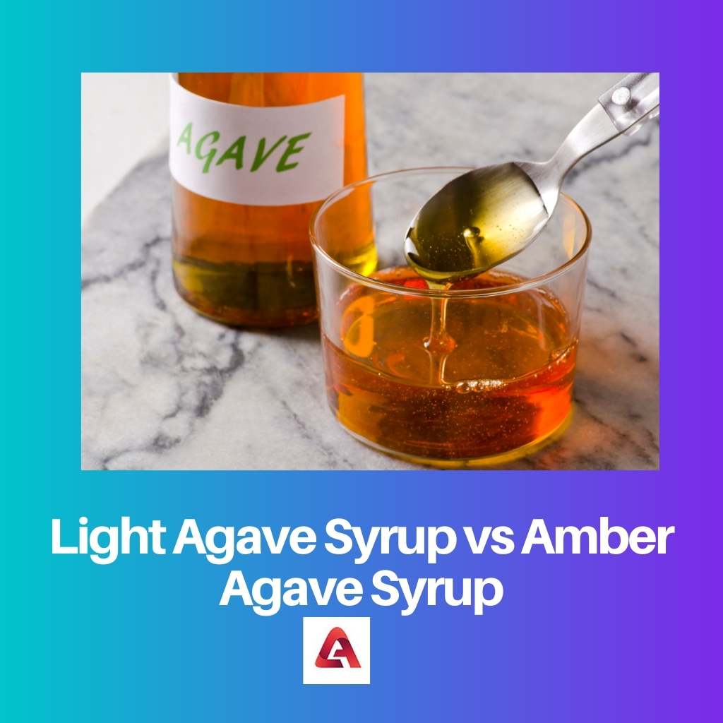 Light Agave Syrup vs Amber Agave Syrup
