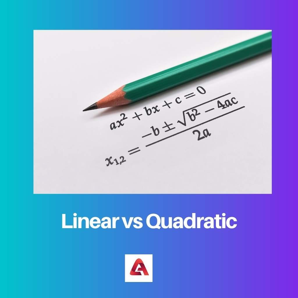 Lineair versus kwadratisch