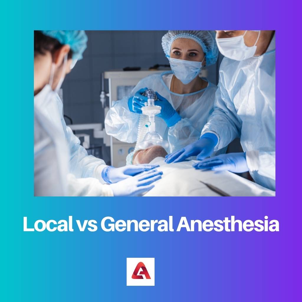 Anestesia Local vs Anestesia Geral