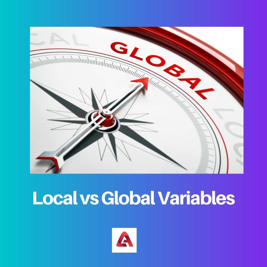 Variabili locali vs variabili globali