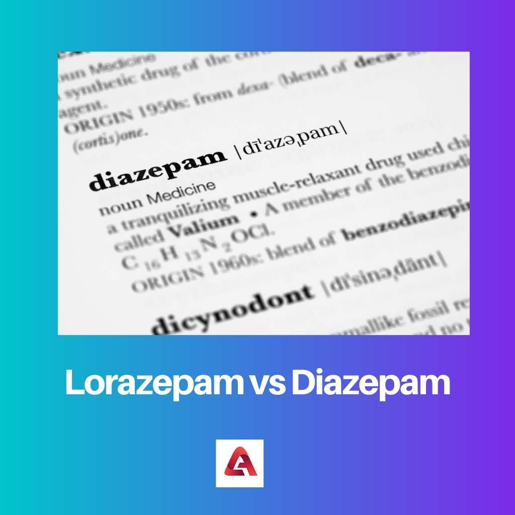 Lorazepam contro Diazepam