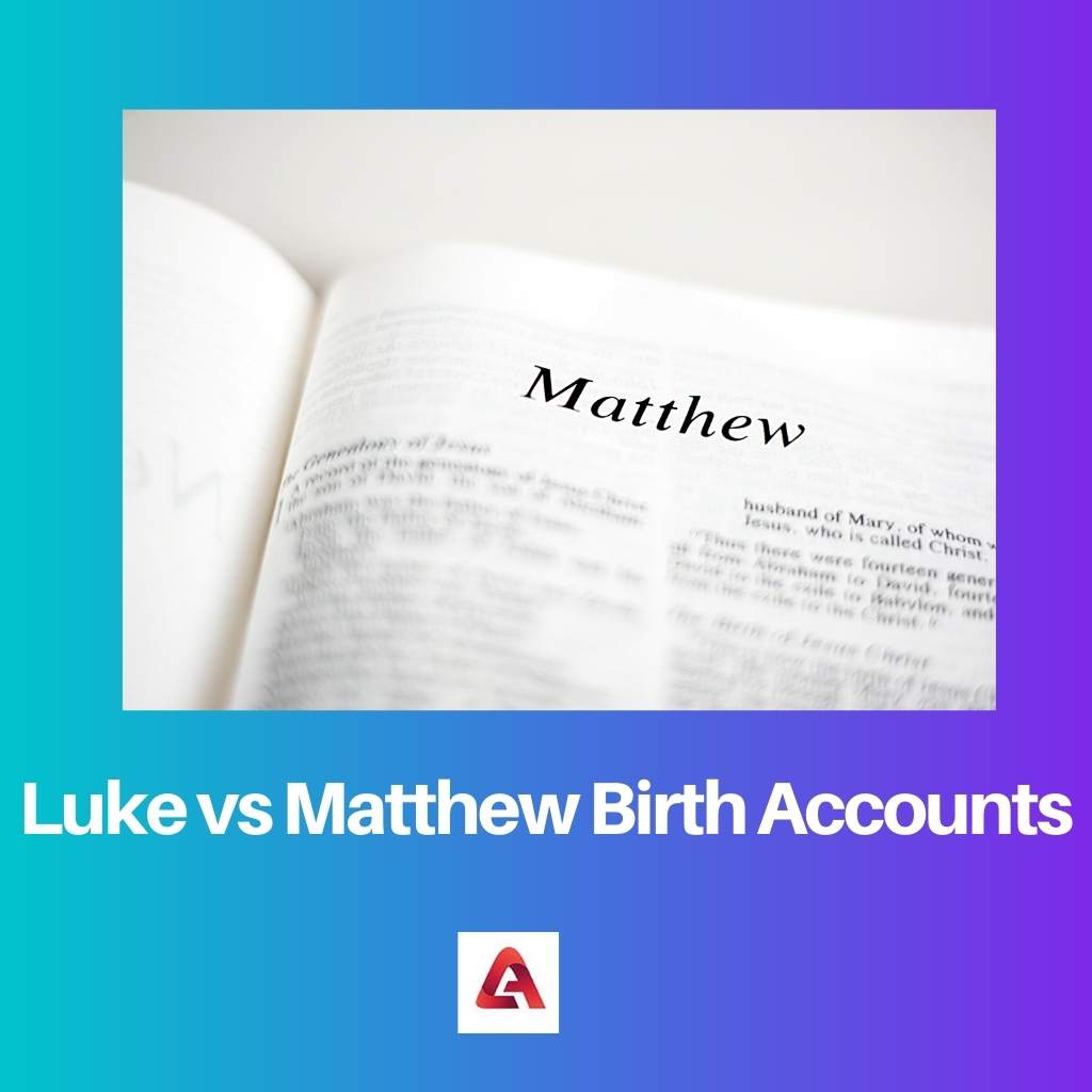 Luke vs Matthew Geburtskonten
