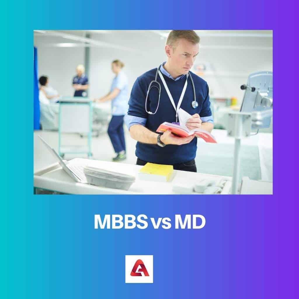 MBBS frente a MD