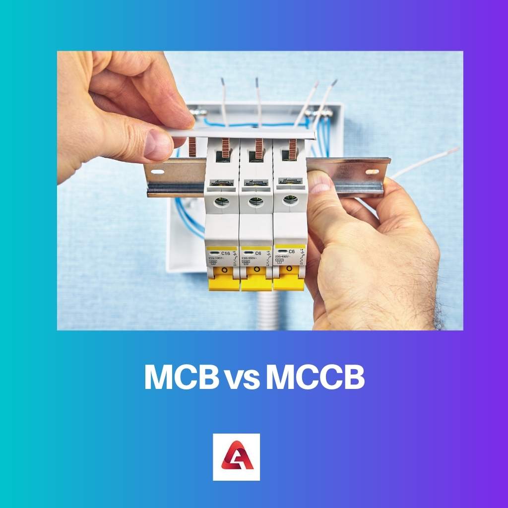 MCB versus MCCB