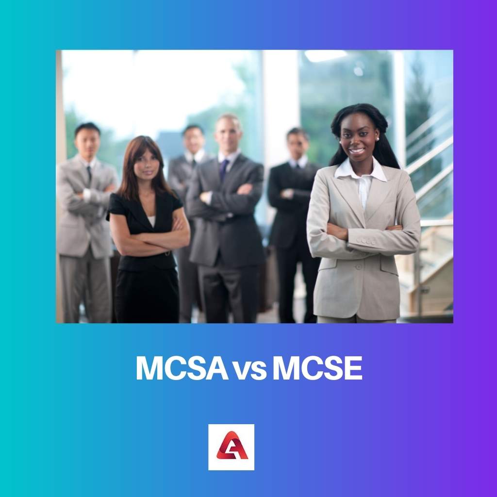 MCSA مقابل MCSE