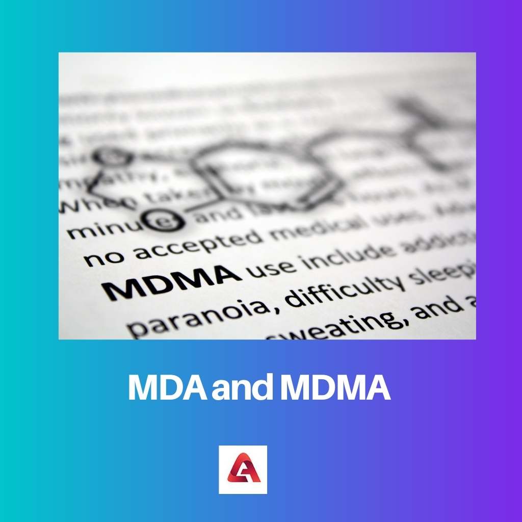 MDA y MDMA