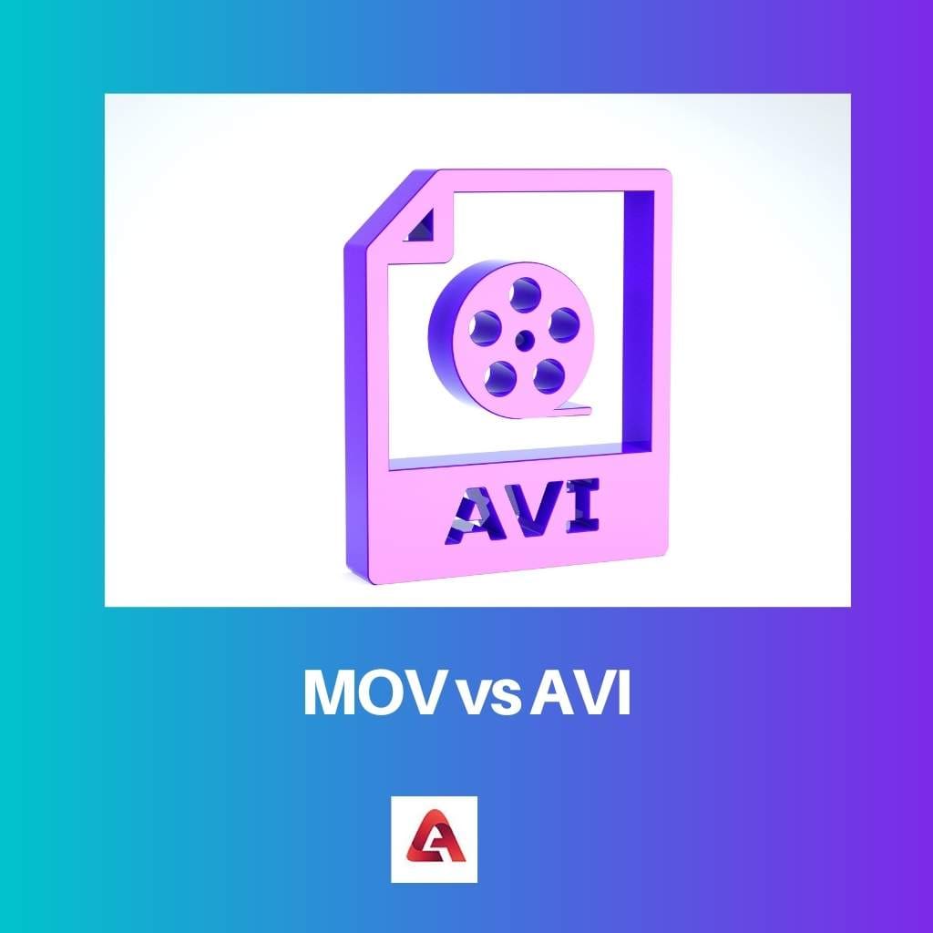 MOV versus AVI