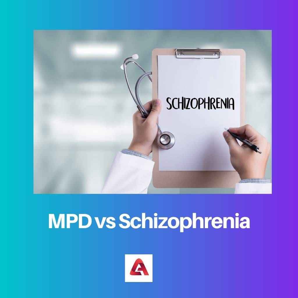 MPD vs schizofrenie