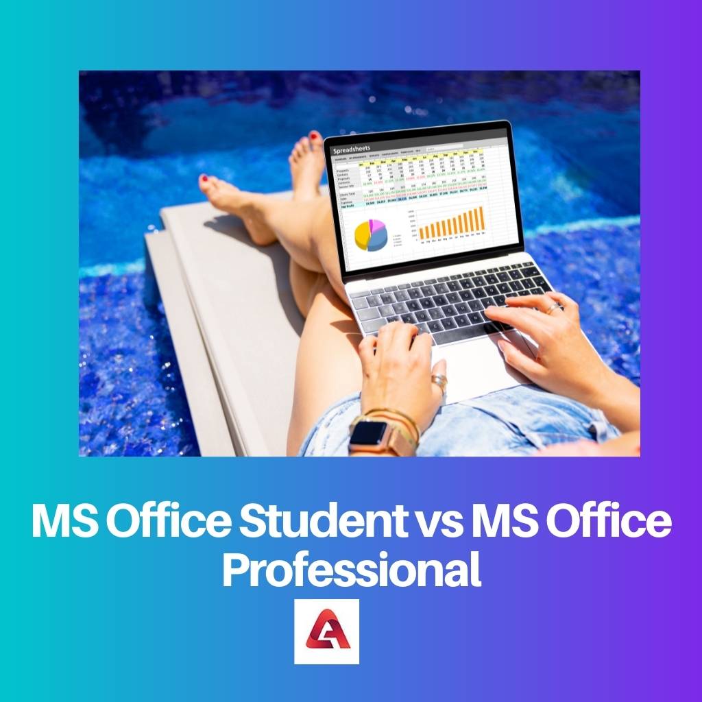MS Office 学生版与 MS Office 专业版