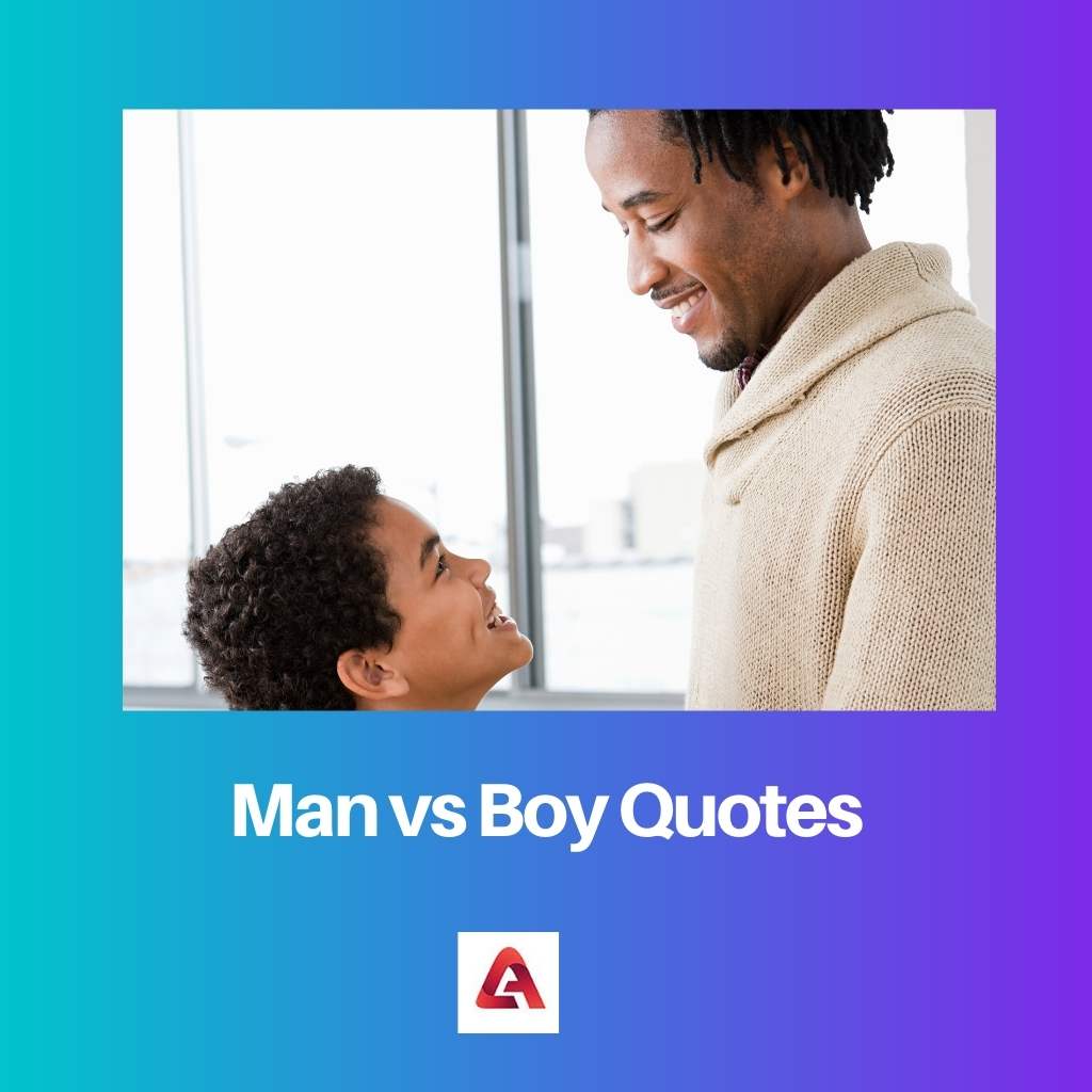 Цитаты мужчин против мальчиков