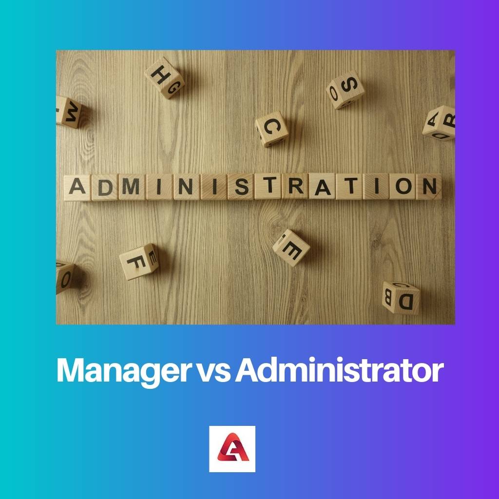 Manager versus beheerder