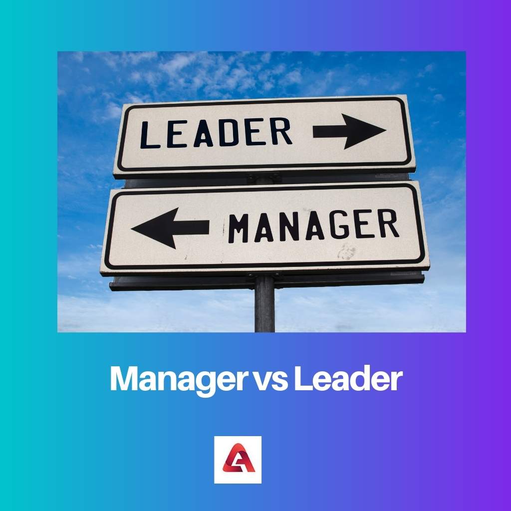 Manažer versus vůdce