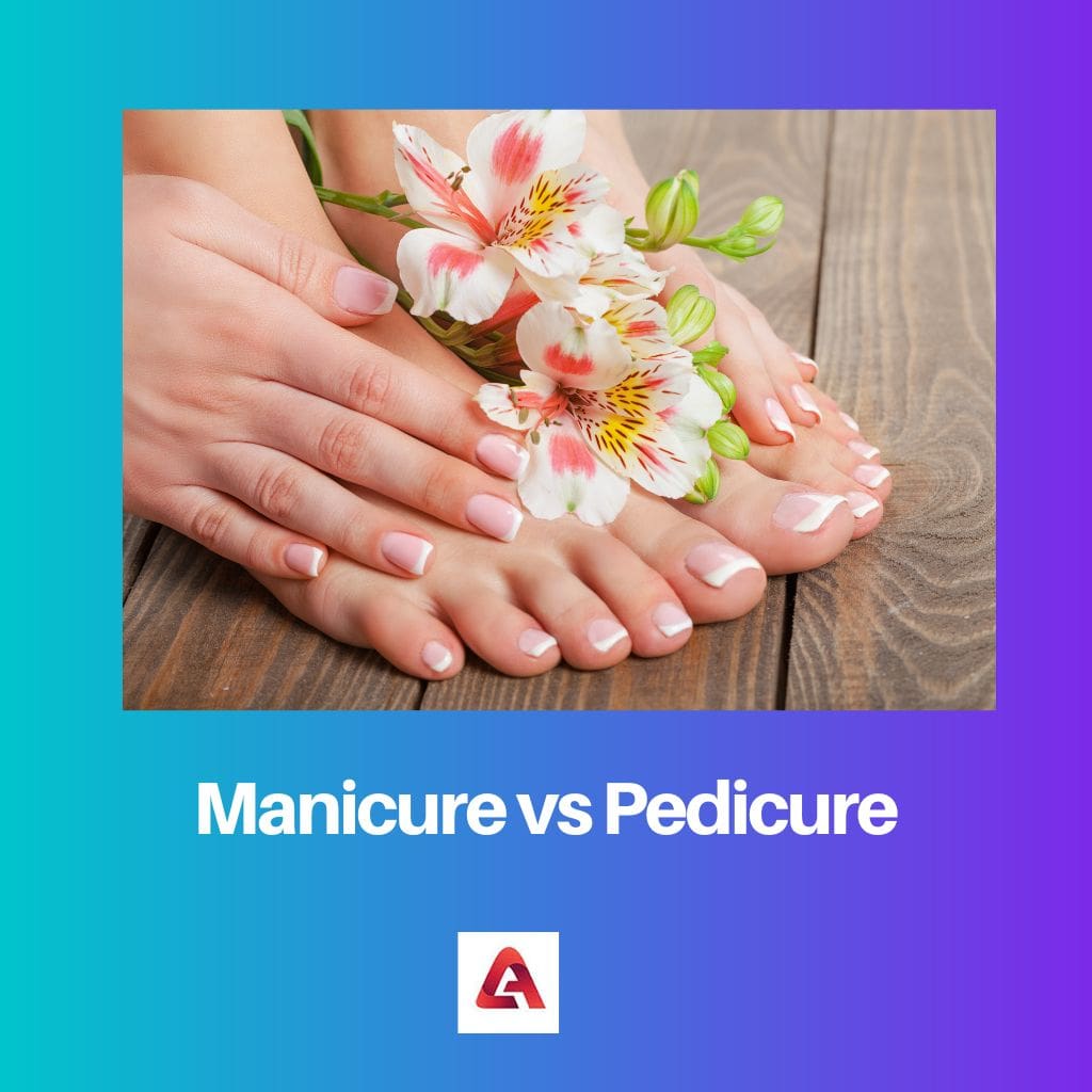 Manucure vs pédicure