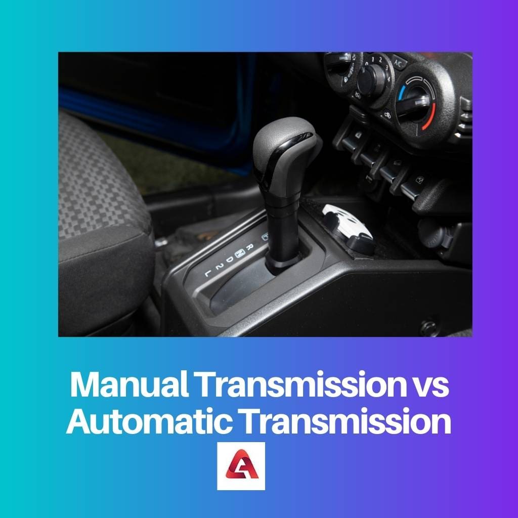Transmisión manual vs transmisión automática