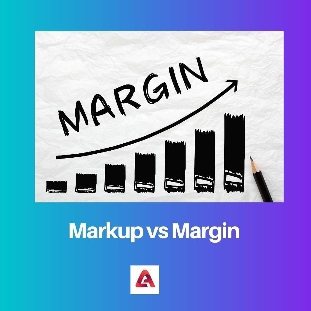 Markup vs Margin