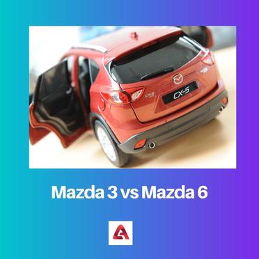  Mazda 3 vs Mazda 6: Diferencia y comparativa