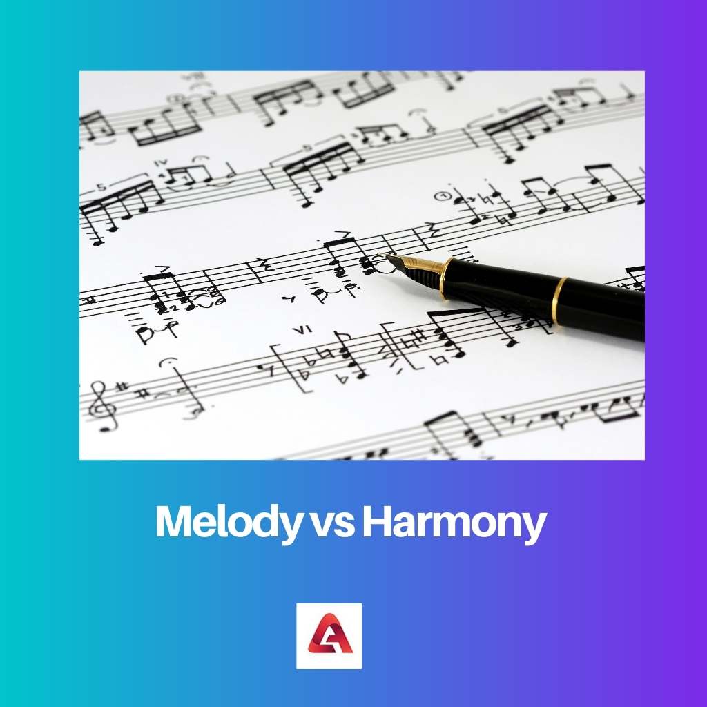 Melodía vs armonía