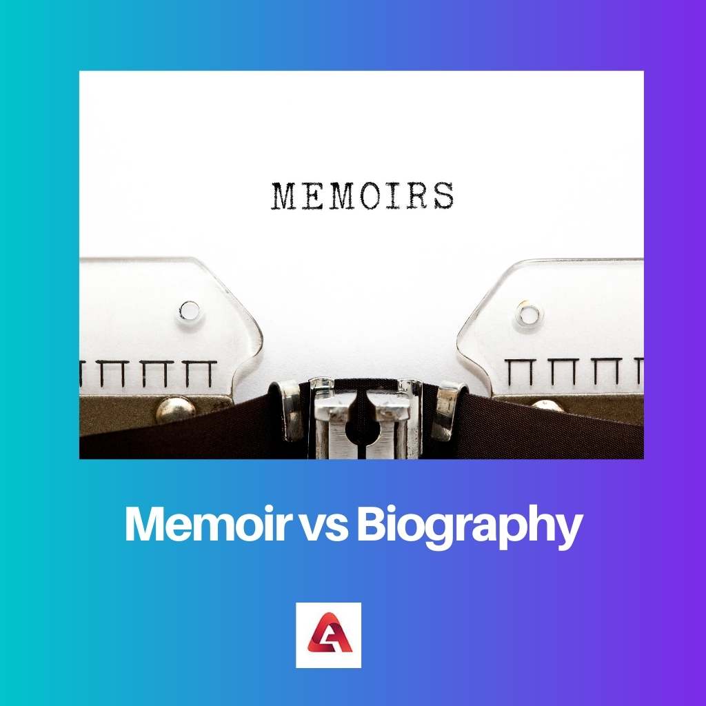 Memoires versus biografie