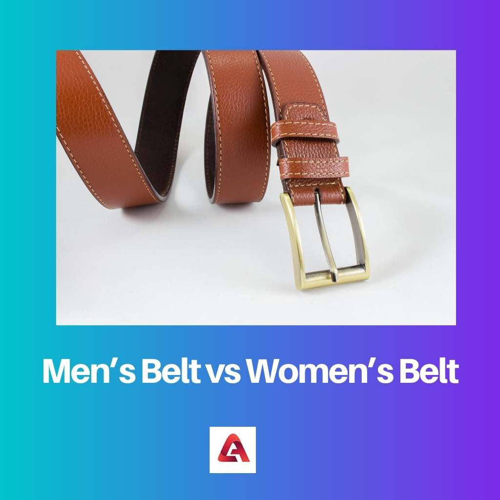 Ceinture homme vs ceinture femme