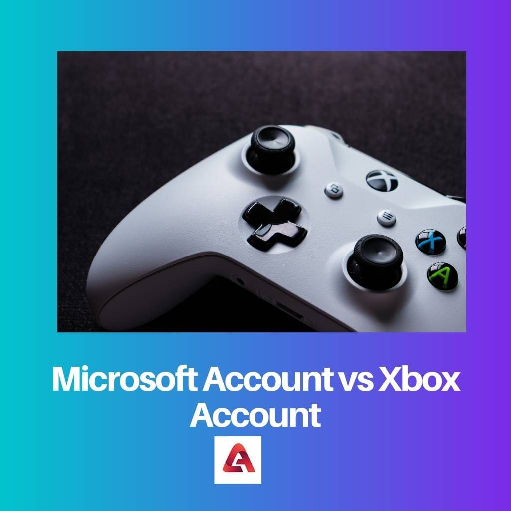 Microsoft Account vs Xbox Account