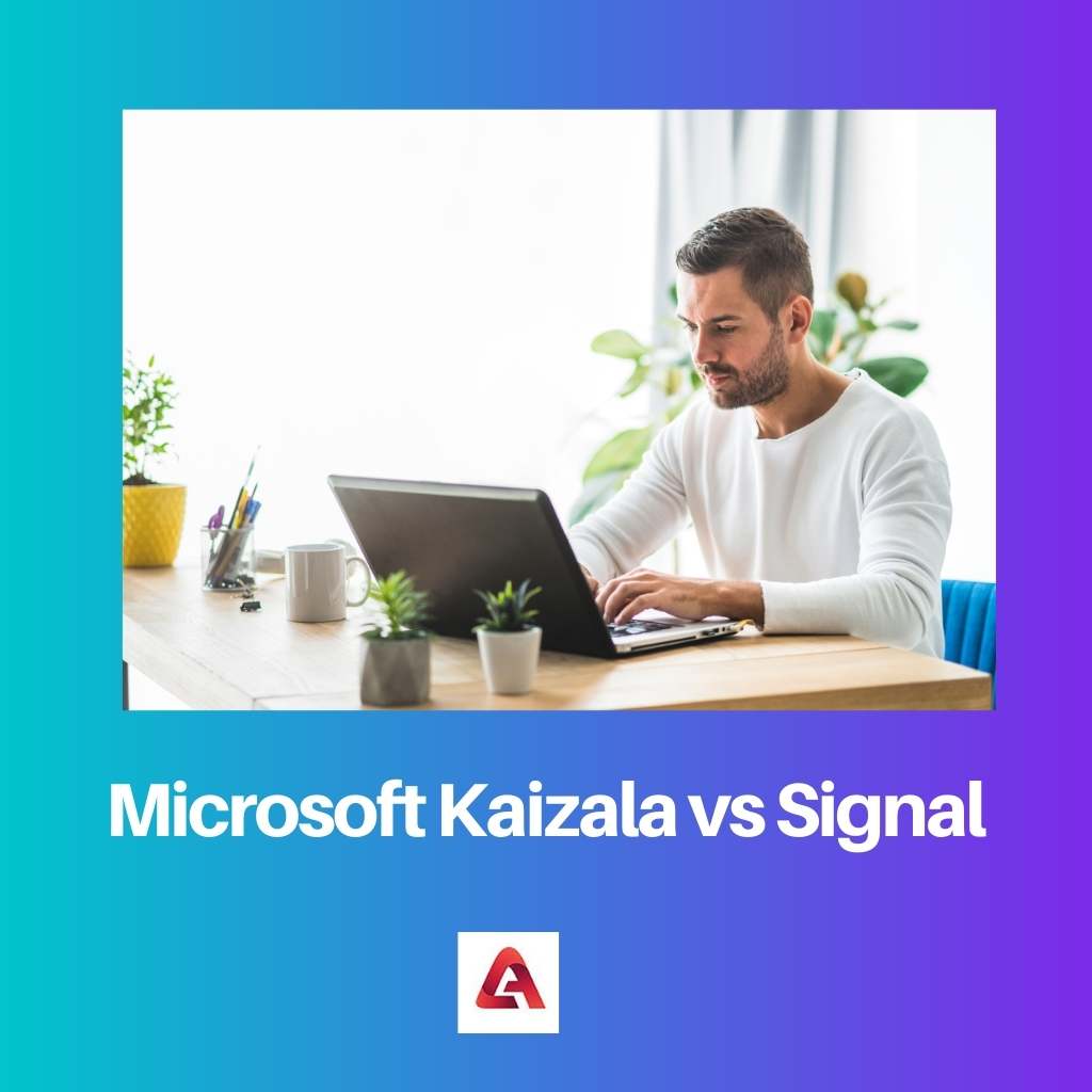 Microsoft Kaizala contre Signal