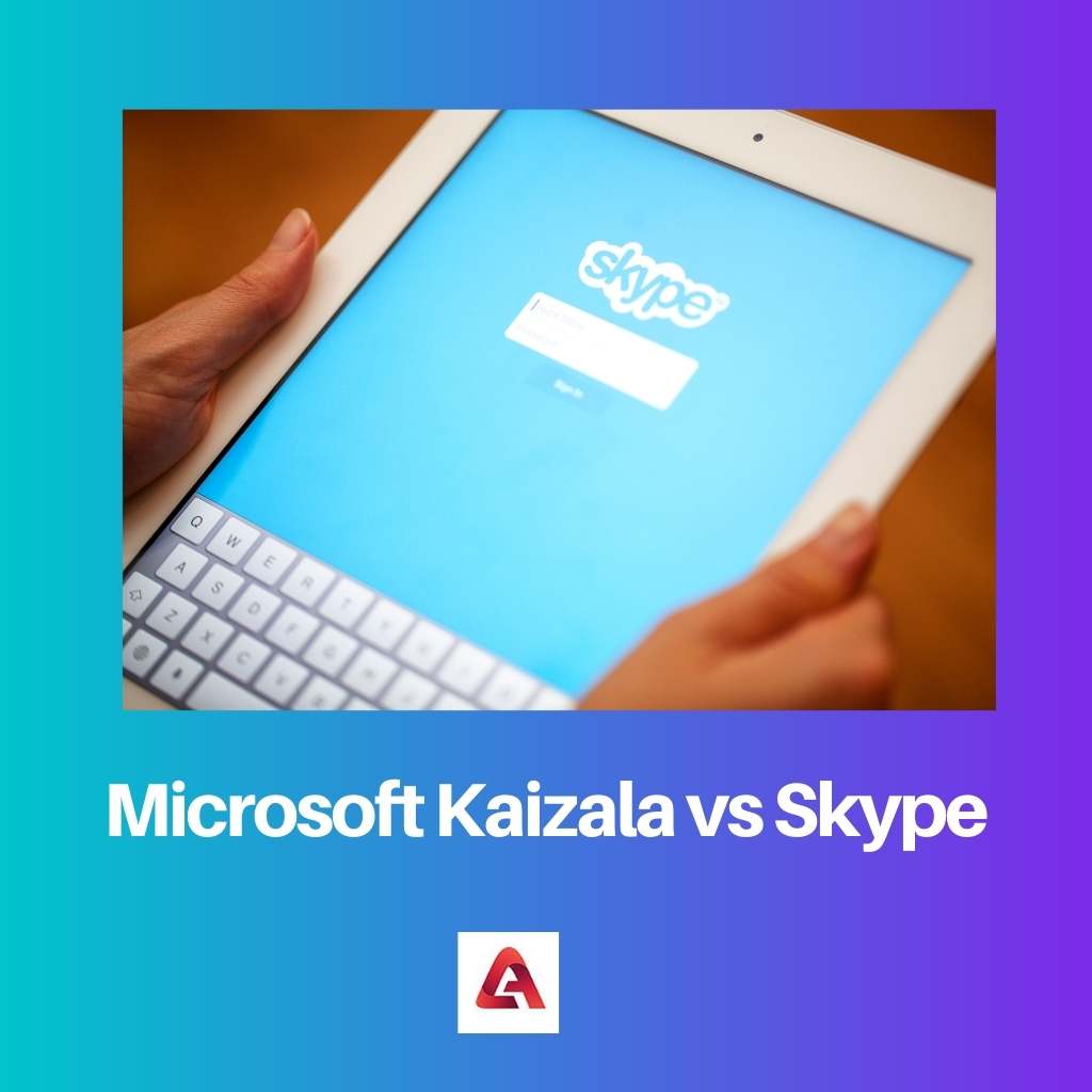 Microsoft Kaizala contre Skype
