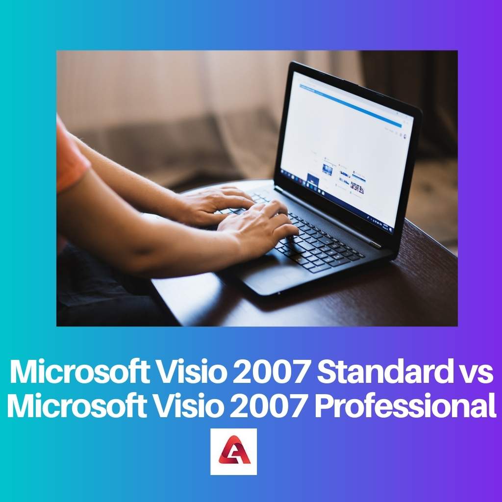 Microsoft Visio 2007 Standard проти Microsoft Visio 2007 Professional