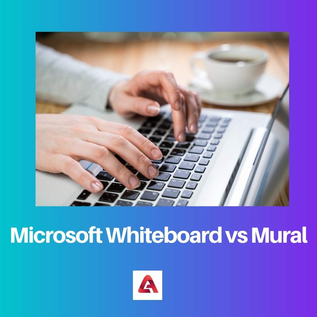 Quadro branco da Microsoft versus mural