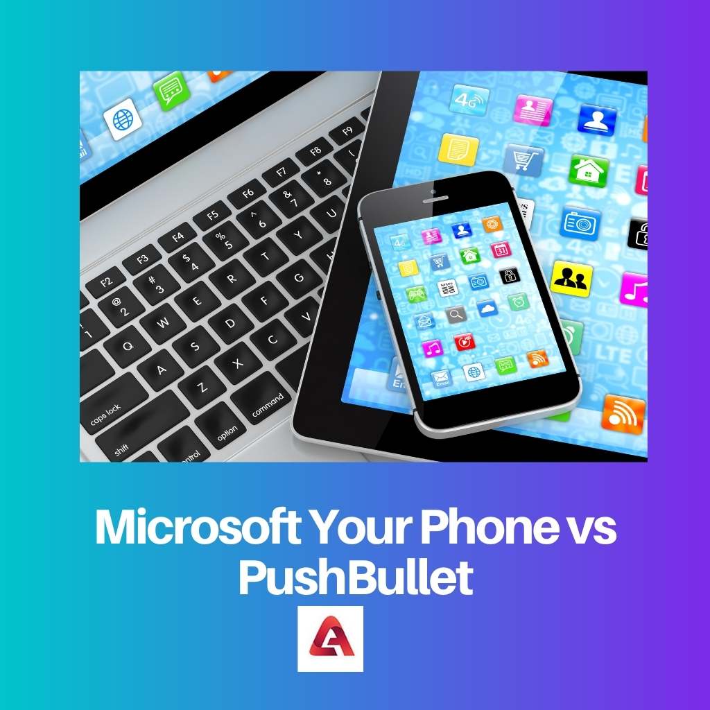 Microsoft Uw telefoon versus PushBullet