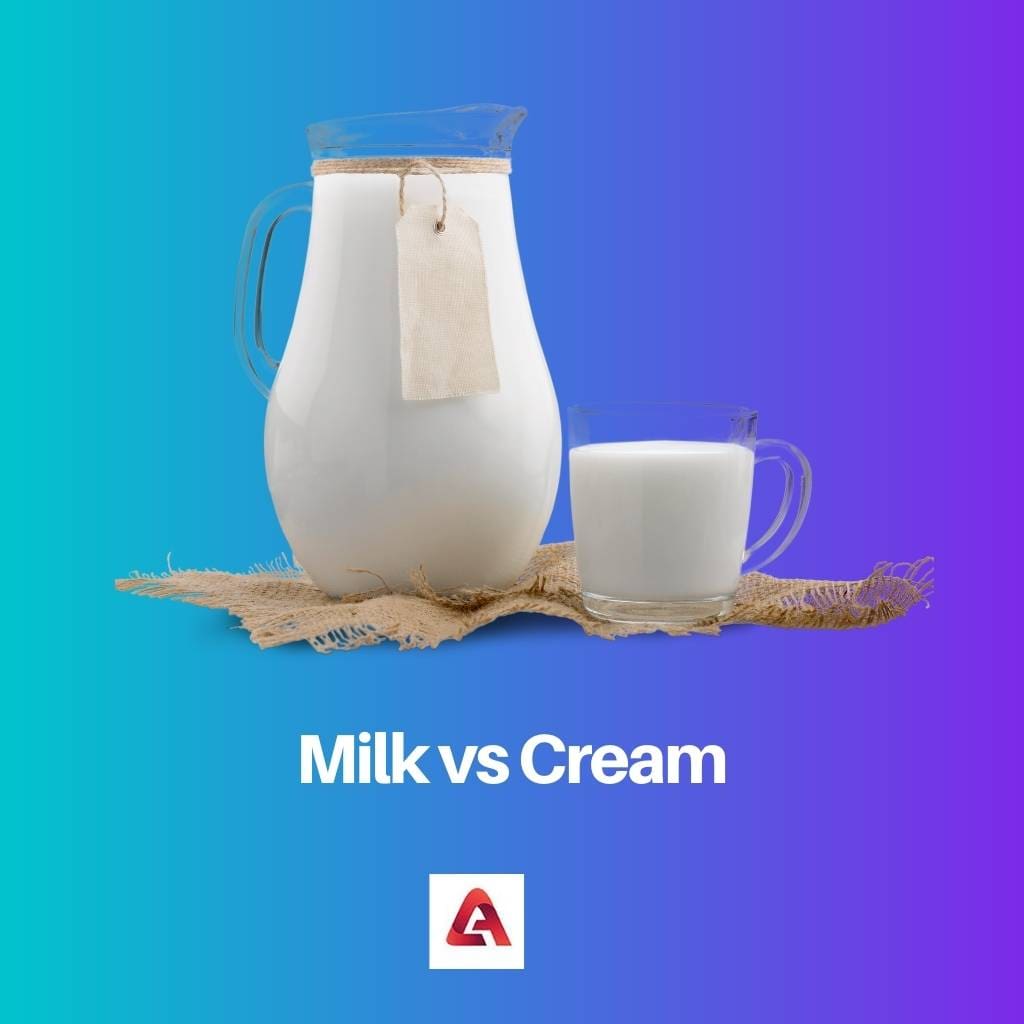 ミルク vs クリーム