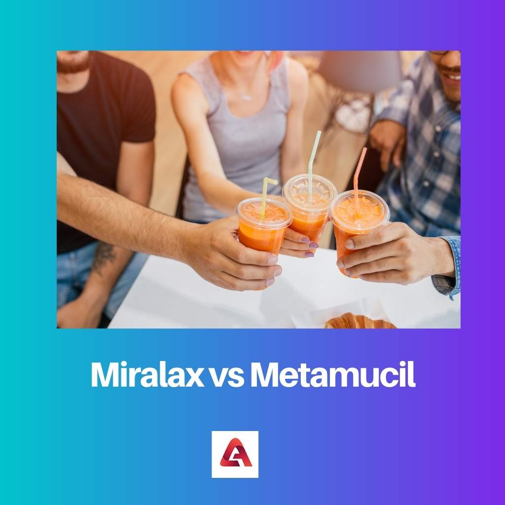 Miralax so với Metamucil