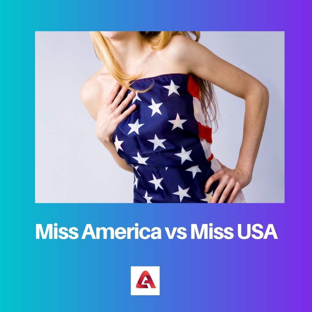 Miss Amérique contre Miss USA