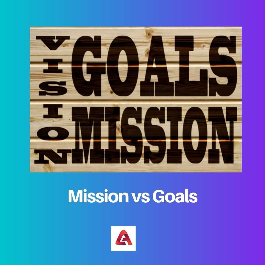 Mission vs Goals