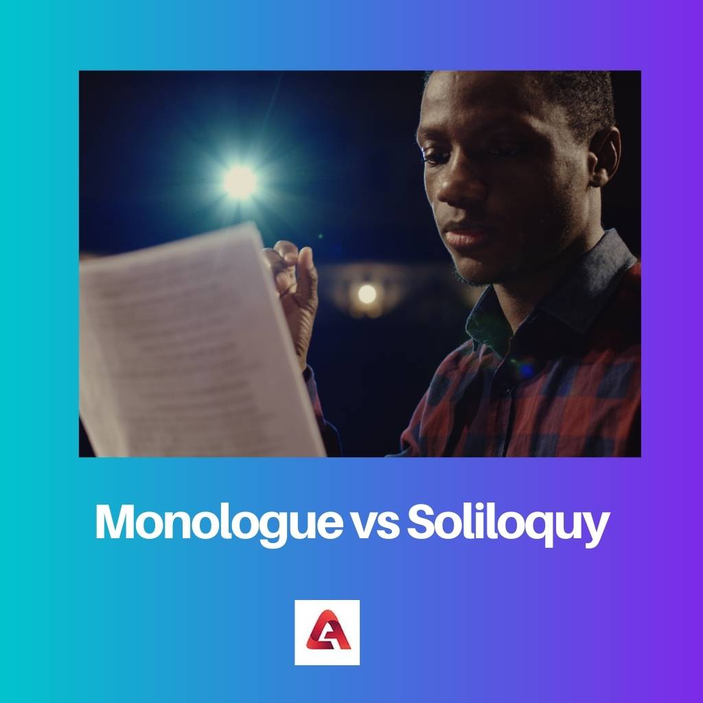 Monologue vs Soliloque
