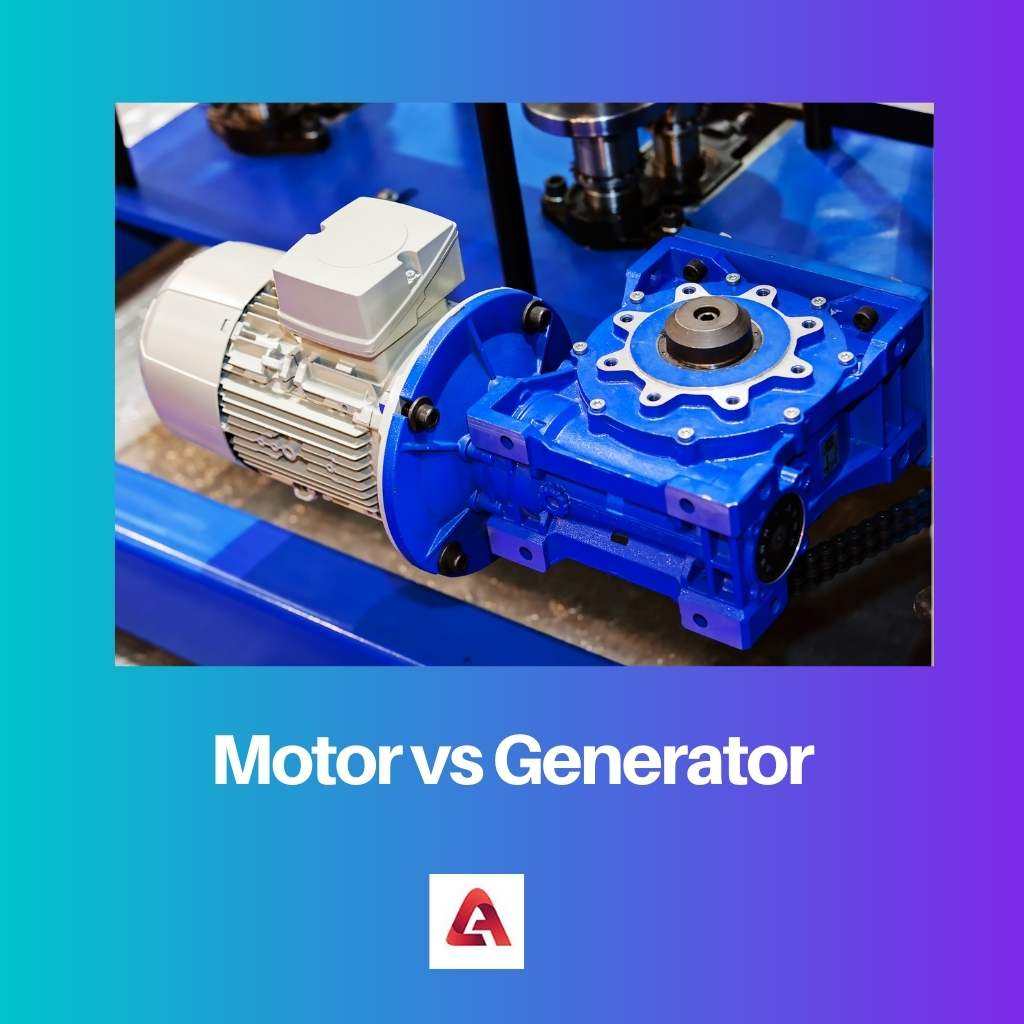 Motors pret ģeneratoru
