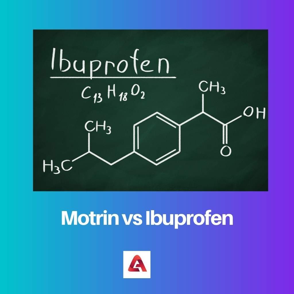 Motrin versus ibuprofen
