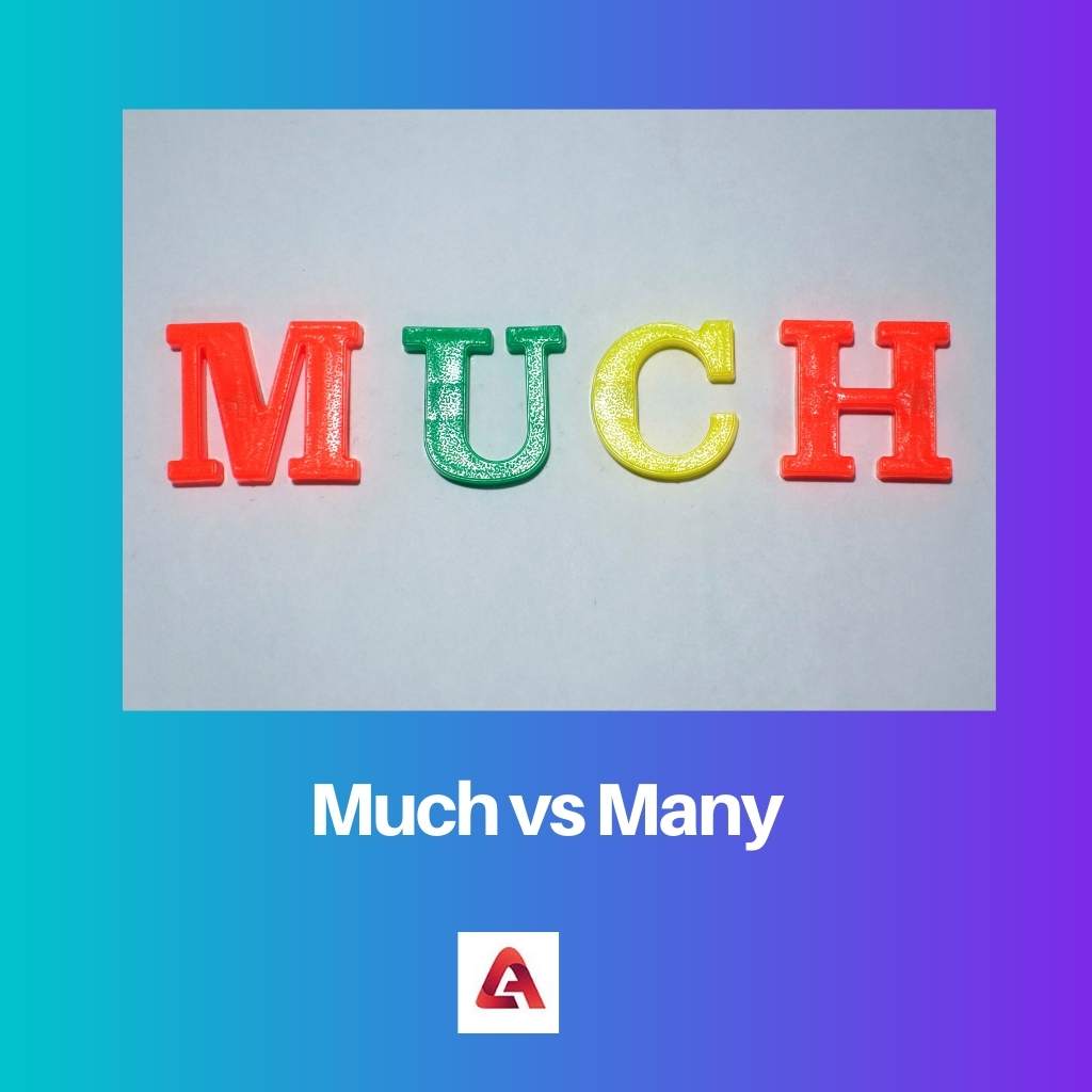 Much vs Many