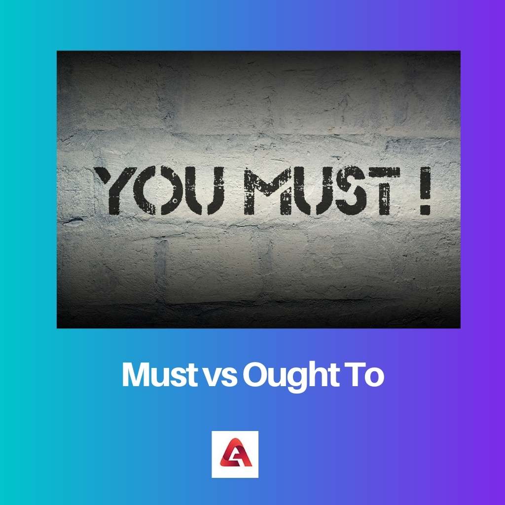 Must vs Ought To