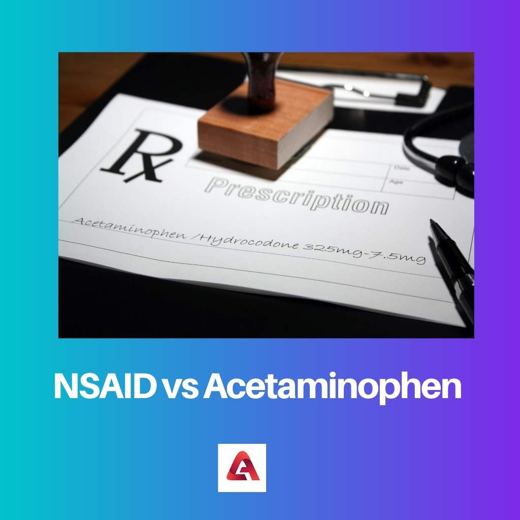 AINE vs Acetaminofén