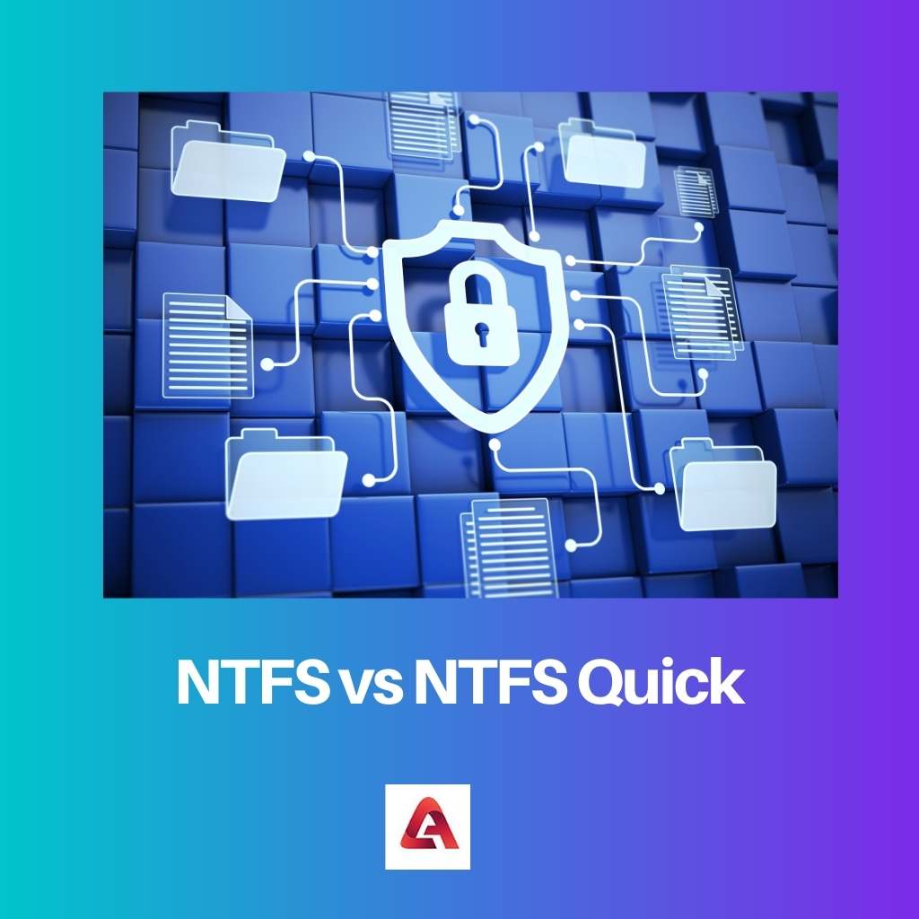 NTFS vs NTFS Quick