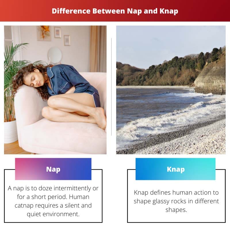 Nap vs Knap – Διαφορά μεταξύ Nap και Knap