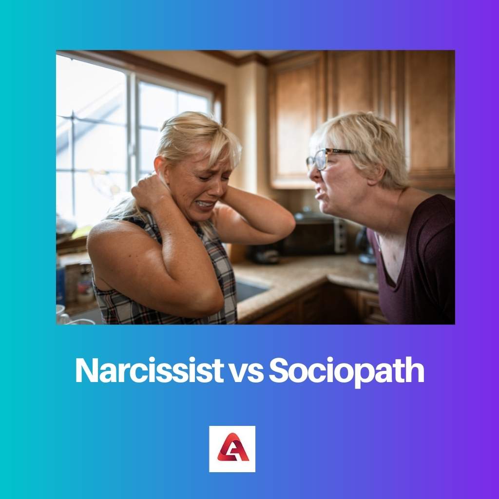 Narcissique vs sociopathe