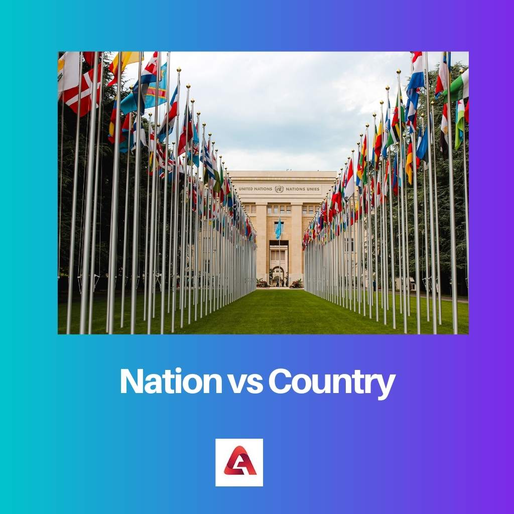 Nation vs Country