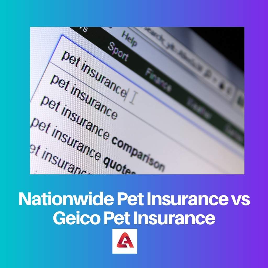 Nationale huisdierenverzekering versus Geico huisdierenverzekering