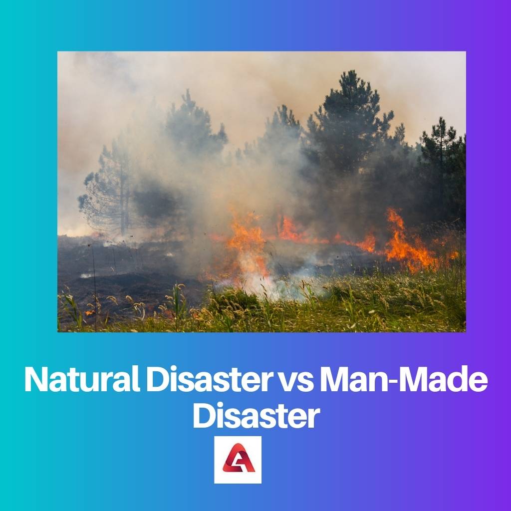 Catastrophe naturelle vs catastrophe d'origine humaine