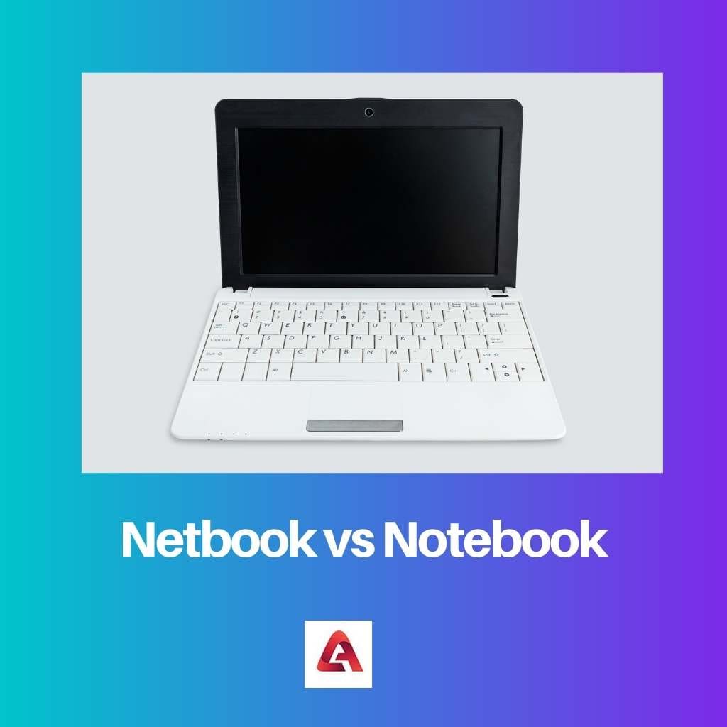 Netbook x Notebook