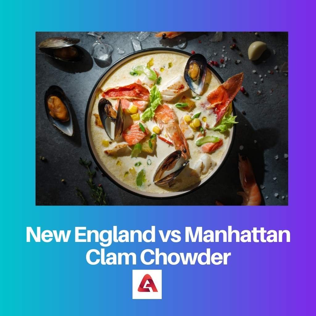 New England vs Manhattan Clam Chowder