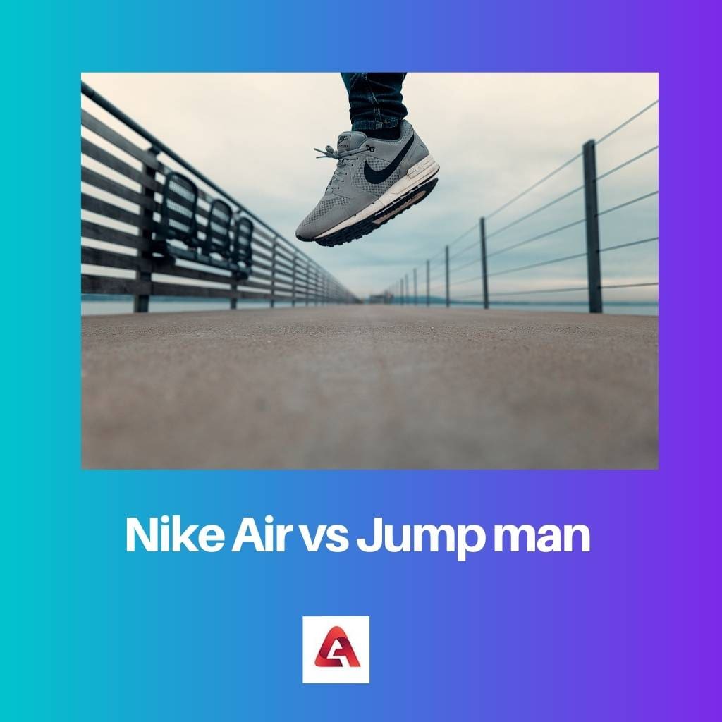 Nike Air vs homem de salto