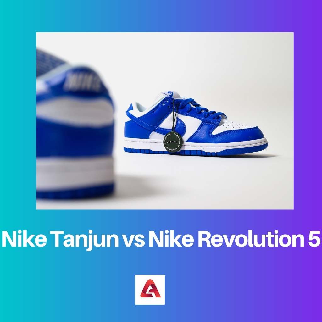 Nike Tanjun đấu với Nike Revolution 5